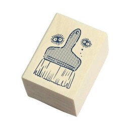 MON VOISIN TOTORO - Noiraudes & Pinceau - Tampons en bois 2x2.2x3cm 