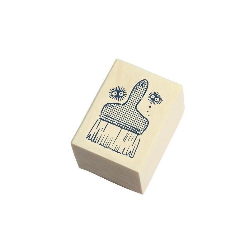 MON VOISIN TOTORO - Noiraudes & Pinceau - Tampons en bois 2x2.2x3cm 