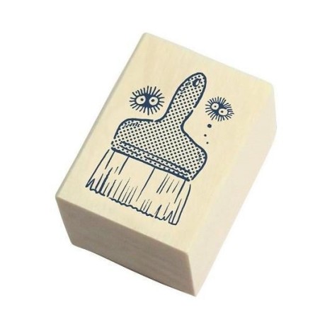 MON VOISIN TOTORO - Noiraudes & Pinceau - Tampons en bois 2x2.2x3cm 