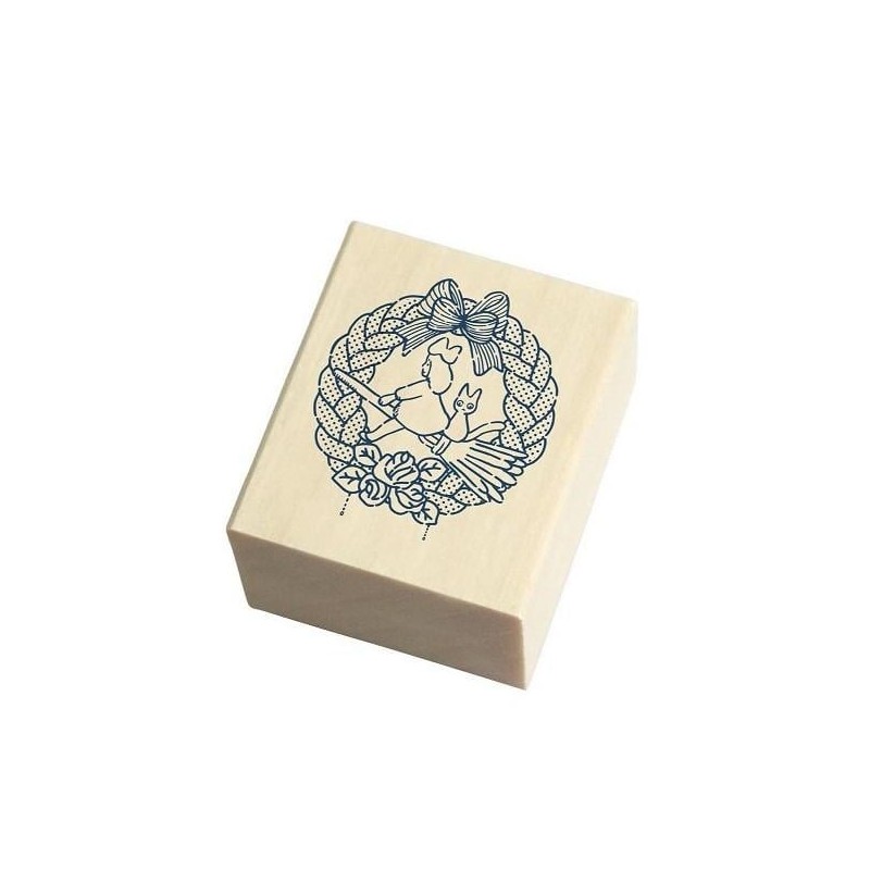 KIKI LA PETITE SORCIERE - Couronne de pain - Tampons en bois 2x3x3.5cm 