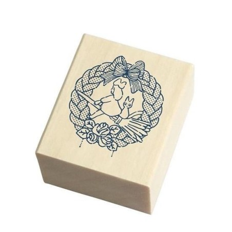 KIKI LA PETITE SORCIERE - Couronne de pain - Tampons en bois 2x3x3.5cm 