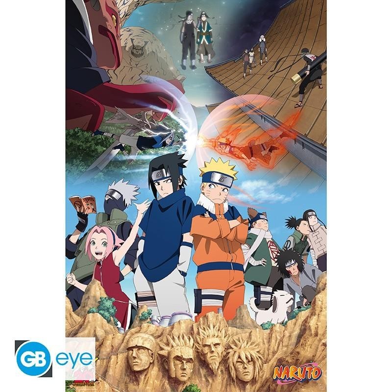 NARUTO - La volonté du feu - Poster 91x61cm 