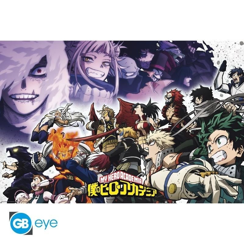 MY HERO ACADEMIA - Héros VS Villains - Poster 91x61cm 