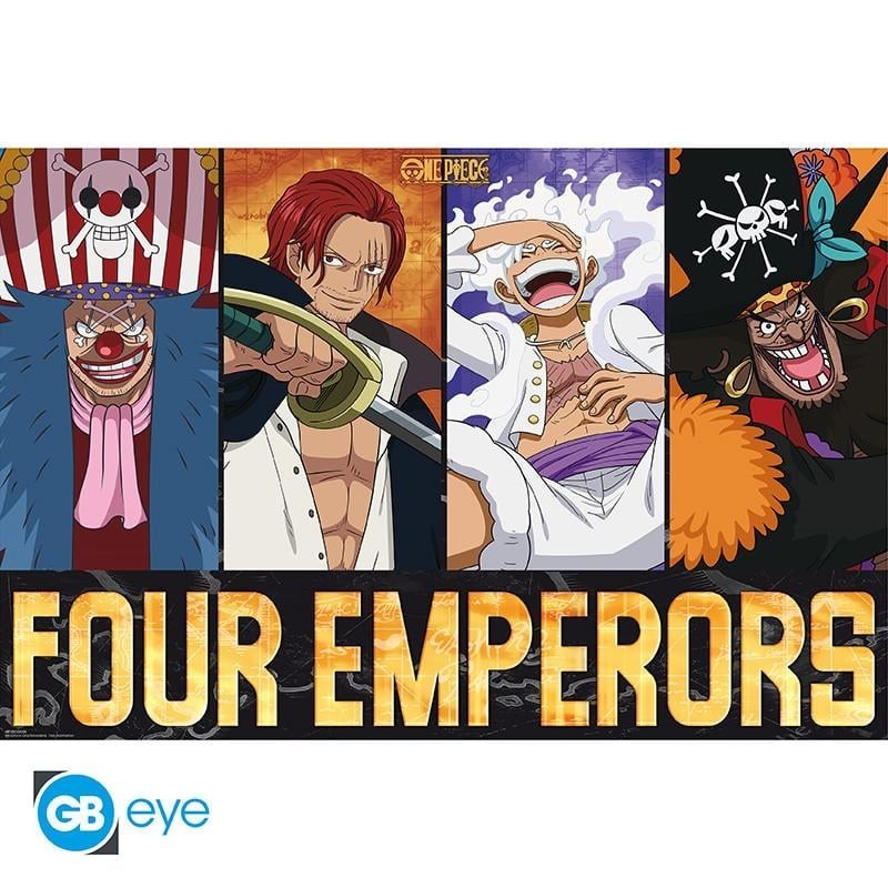 ONE PIECE - Les Quatres Empereurs - Poster 91x61cm 