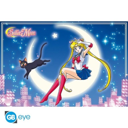 SAILOR MOON - Sailor Moon & Luna - Poster 91x61cm 