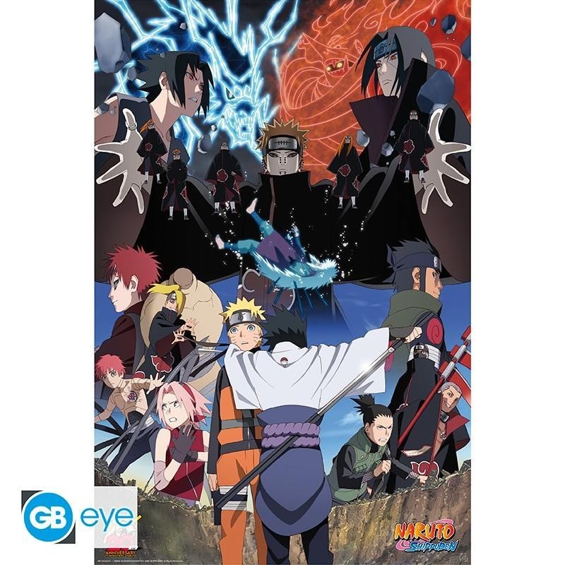 NARUTO SHIPPUDEN - Rivaux - Poster 91x61cm 