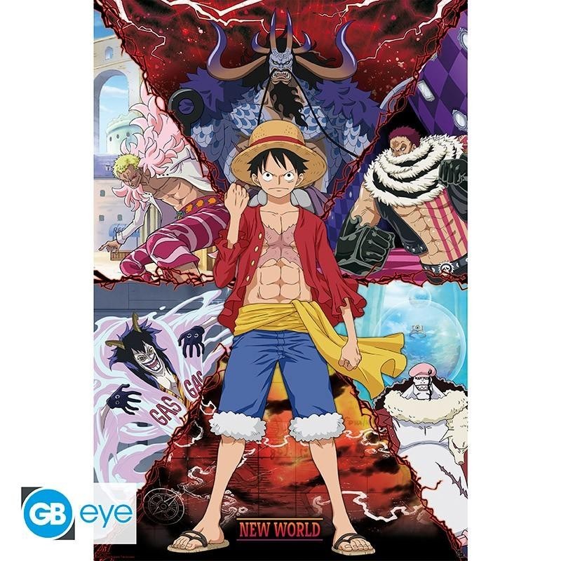 ONE PIECE - Luffy VS Nouveau Monde - Poster 91x61cm 