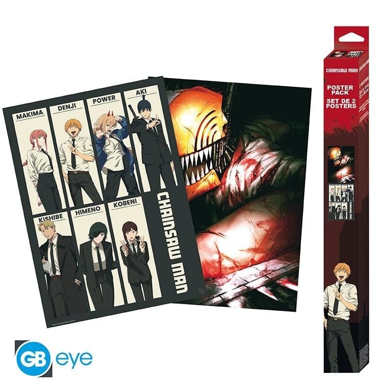 CHAINSAW MAN - Devil Hunters - Set de 2 posters '52x38' 