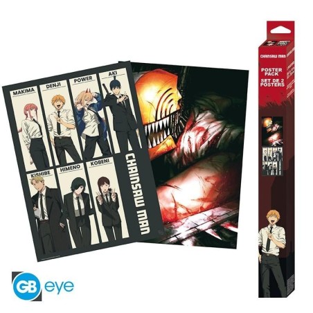 CHAINSAW MAN - Devil Hunters - Set de 2 posters '52x38' 