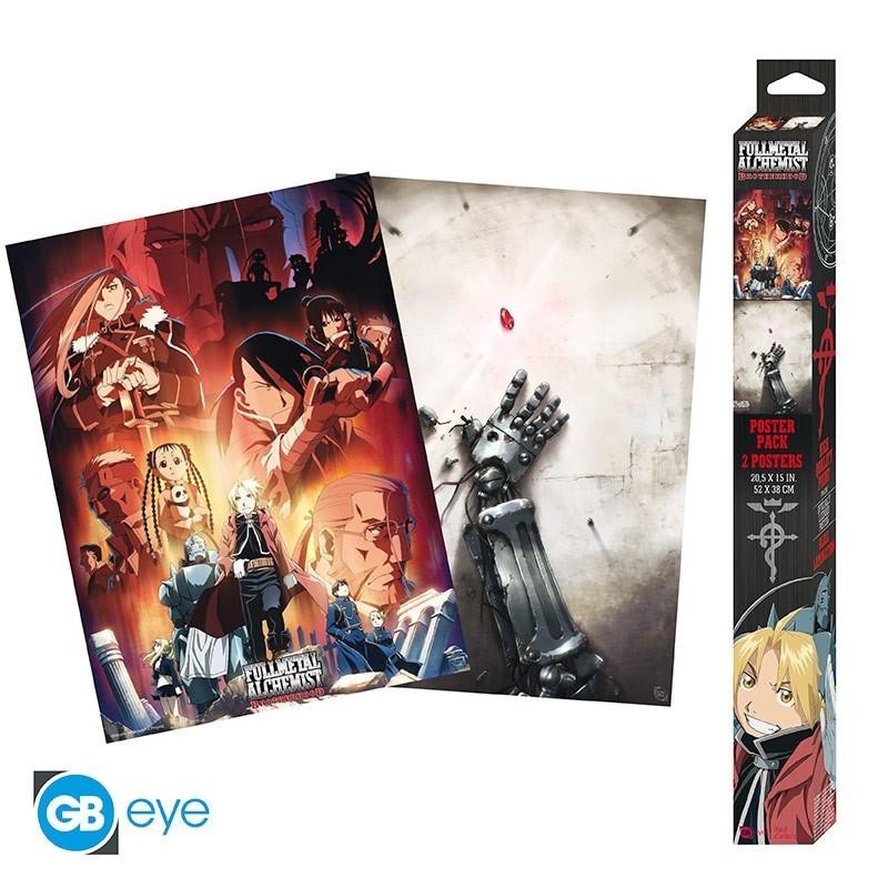 FULLMETAL ALCHEMIST - Série 1 - Set de 2 posters '52x38' 