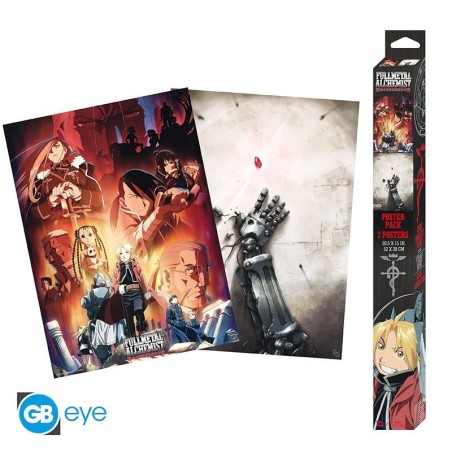 FULLMETAL ALCHEMIST - Série 1 - Set de 2 posters '52x38' 