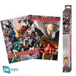 ONE PUNCH MAN - Saitama & Genos - Set de 2 posters '52x38' 