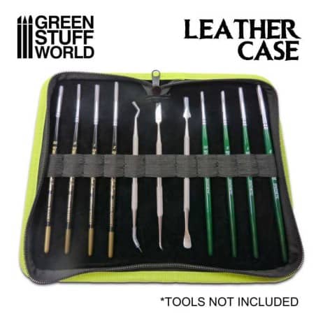 Etui en cuir Premium pour outils et pinceaux