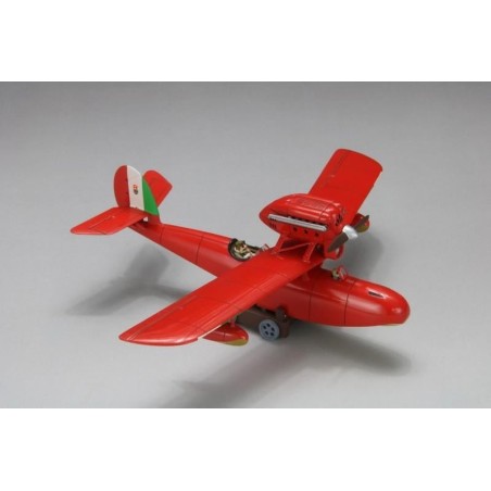 PORCO ROSSO - Savoia S.21 Prototype + Porco - Model Kit à peindre 1/72 