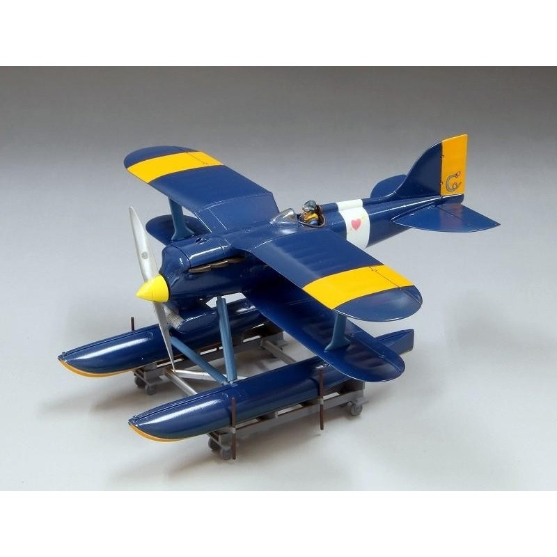 PORCO ROSSO - R3C-0 Hydravion + Curtis - Model Kit à peindre 1/48 