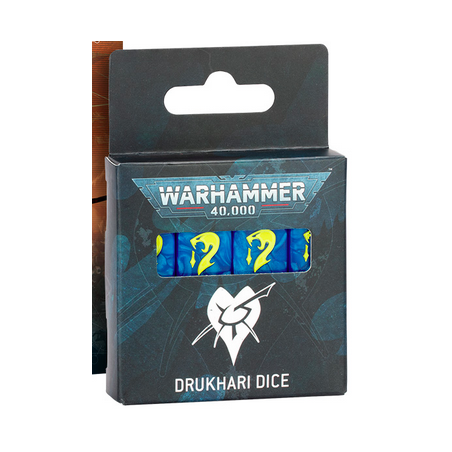 WARHAMMER 40000: DRUKHARI DICE SET
