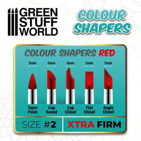 Pinceau Silicone - Colour Shapers TAILLE 2 - EXTRA FERME