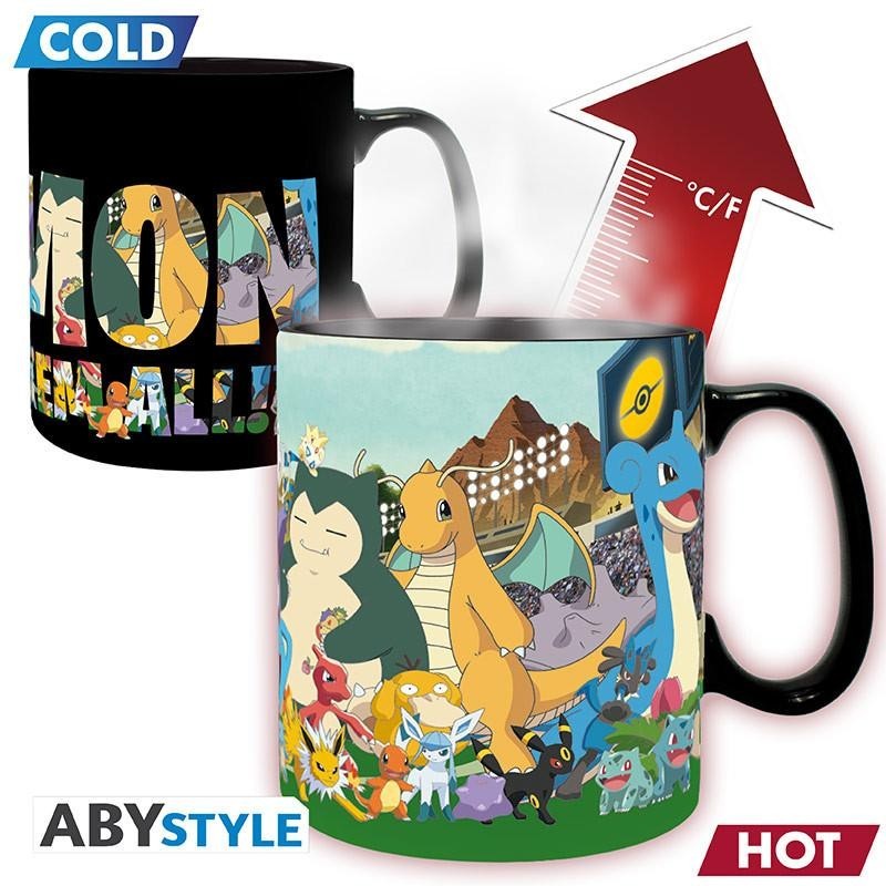 POKEMON - Attrapez-les tous - Mug thermoréactif 460ml 