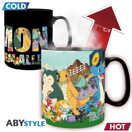 POKEMON - Attrapez-les tous - Mug thermoréactif 460ml 