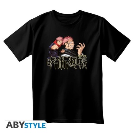JUJUTSU KAISEN - T-Shirt Itadori & Sukuna Unisexe Noir (S) 