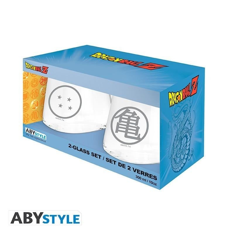 DRAGON BALL Z - Boule de cristal - Set de 2 Verres 300ml 