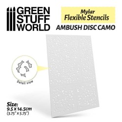Pochoirs flexibles - Disque de camouflage (différentes...