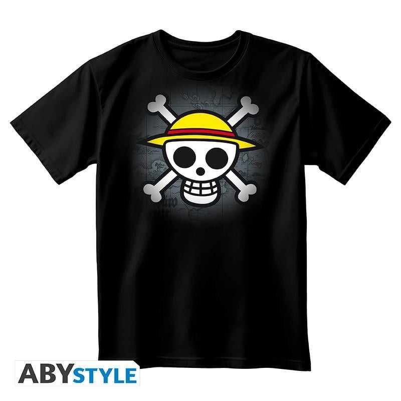 ONE PIECE - T-Shirt Classic Skull Unisexe Noir (L) 