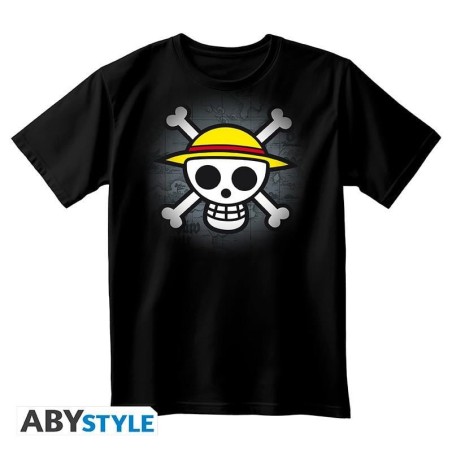 ONE PIECE - T-Shirt Classic Skull Unisexe Noir (M) 