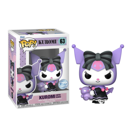 SANRIO - POP N° 63 - Kuromi avec Baku 