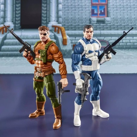MARVEL - Punisher & Nick Fury "Gamerverse" - Fig. Legends Series 15cm 