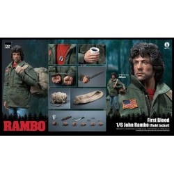 RAMBO FIRST BLOOD - John Rambo "Field Jacket" - Figurine 1/6 30cm 