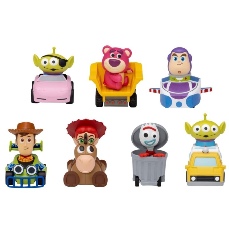 TOY STORY - Pull Back Car - Set 6 Fig. Blind Box 5cm 