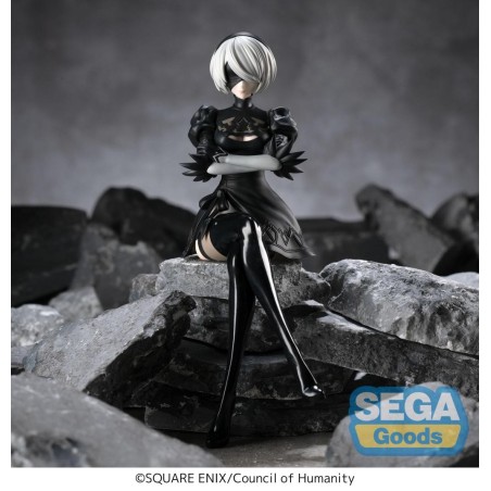 NIER AUTOMATA VER 1.1A - 2B - Statuette PM Perching 13cm 
