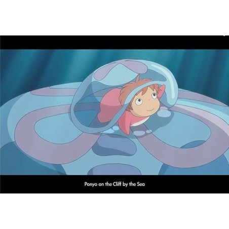 PONYO SUR LA FALAISE - Ponyo sur la méduse - Chemise A4 310x220mm 