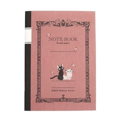 KIKI LA PETITE SORCIERE - Carnet Rétro B6 Carreaux 12.8x18.2cm 