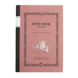 MON VOISIN TOTORO - Carnet Rétro B6 Carreaux 12.8x18.2cm 