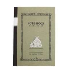 MON VOISIN TOTORO - Carnet Rétro B6 Lignes 12.8x18.2cm 
