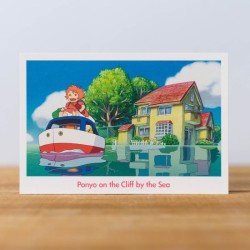 PONYO SUR LA FALAISE - Carte postale 14.8x1cm 