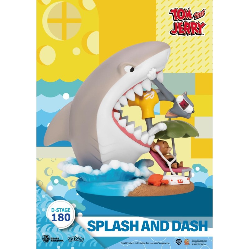 TOM & JERRY - Splash and Dash - Diorama D-Stage 14.4cm 