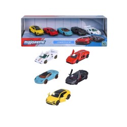 RIDE COOL - Lamborghini - Pack de 5 Voitures Miniature - 1:64 