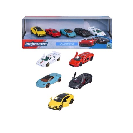 RIDE COOL - Lamborghini - Pack de 5 Voitures Miniature - 1:64 