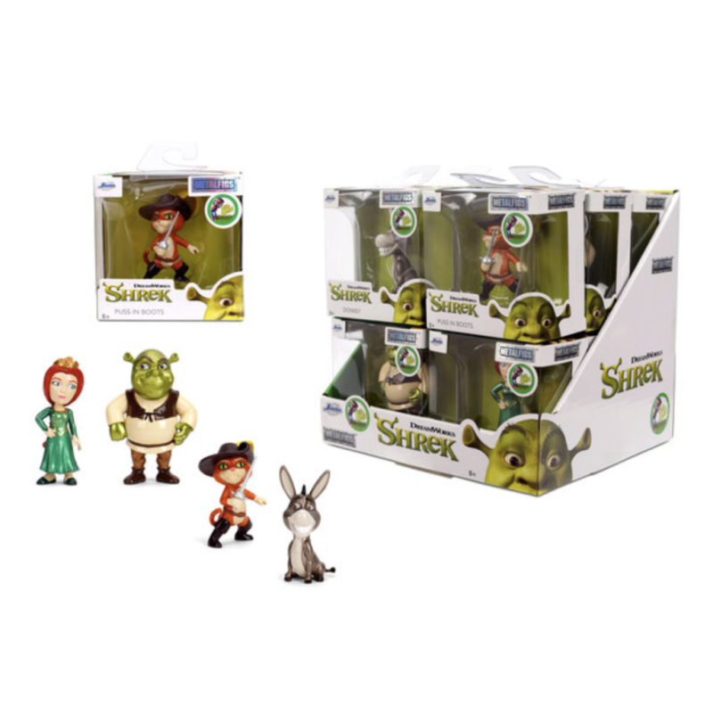 SHREK - Display de Figurines 6cm - 4 Modèles - 12pc - Wave 1 