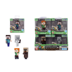 MINECRAFT - Display de Figurines 6cm - 4 Modèles - 12pc - Wave 4 