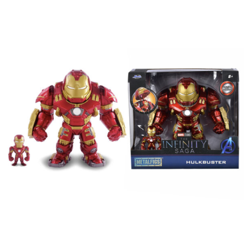 IRON MAN - Hulkbuster 16,5cm + Figurine Iron-Man 6,5cm 