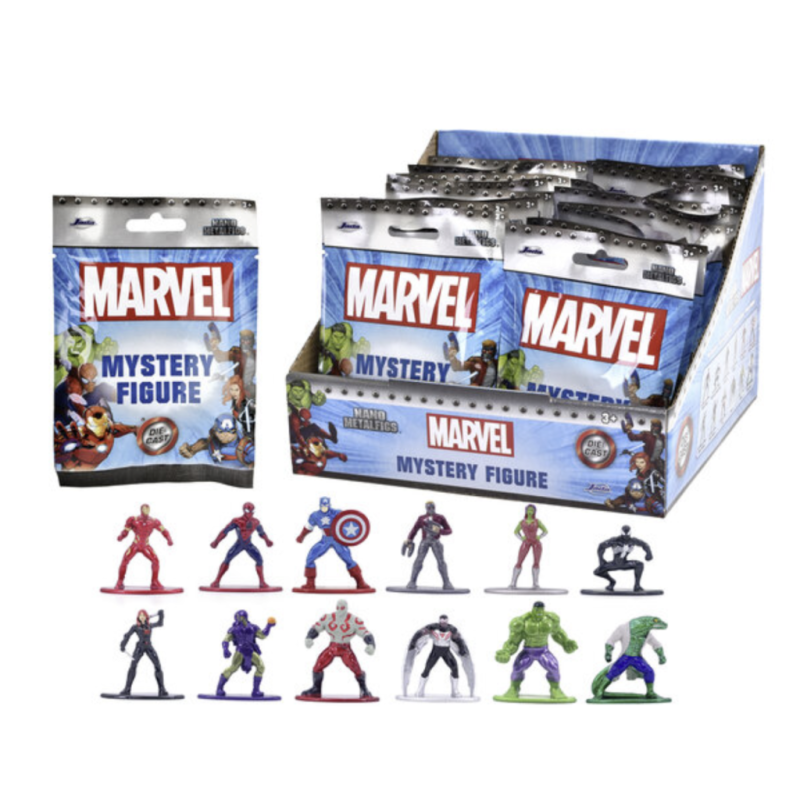 MARVEL - Display Figurines Nano Mystery 12 Assortiments - 24pc 