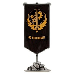 FALLOUT - Brotherhood of Steel Metal Banner - Replique Edition Limité 