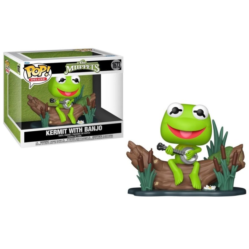MUPPETS - POP Deluxe N° 1673 - Kermit avec Banjo 