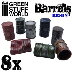 8x Barils en Résine 2
