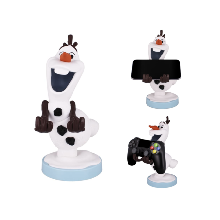 REINE DES NEIGES - Olaf - Support Manette & Portable - 20cm 