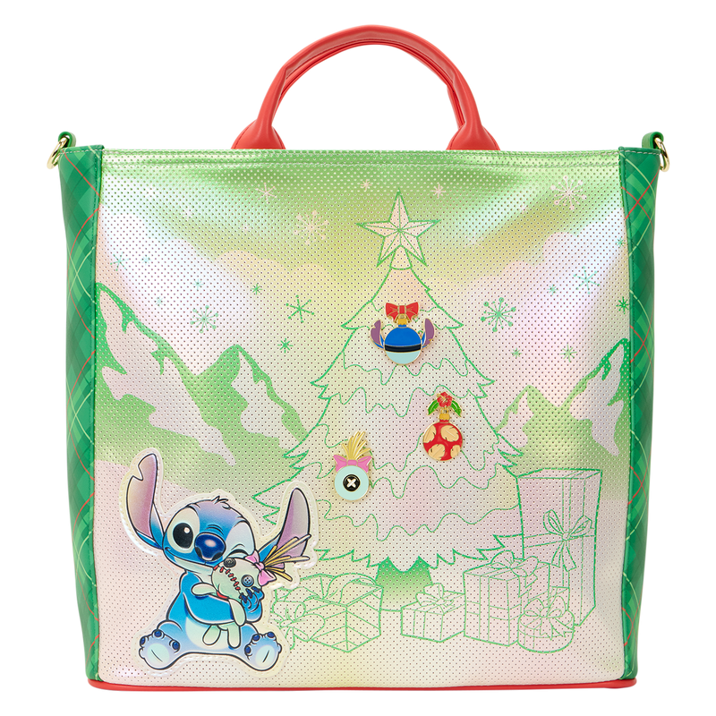 DISNEY - Lilo & Stitch "Holiday" - Tote Bag LoungeFly 